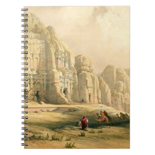 Petra, March 8th 1839, plate 96 from Volume III of Notebook
