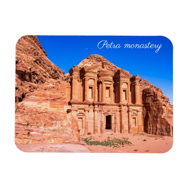 Petra monastery magnet (Horizontal)