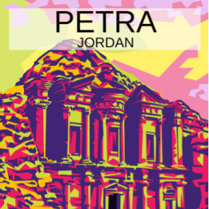 Petra monument of Jordan Postcard
