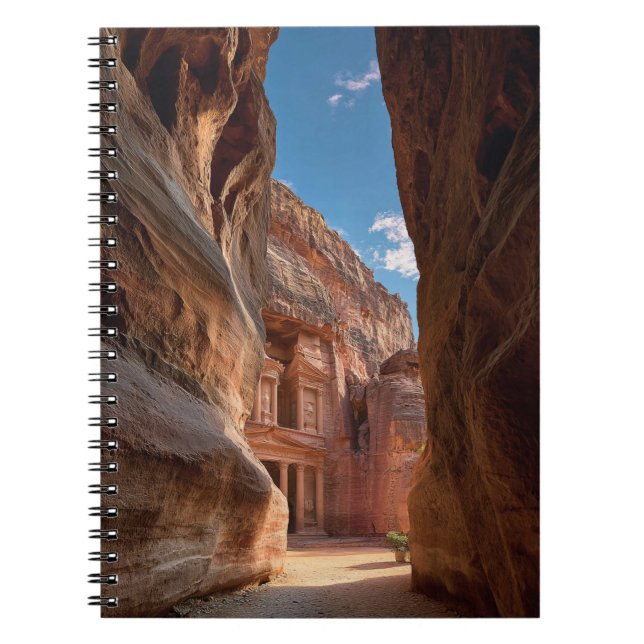 Petra Passage – Hidden Wonder of the Desert Notebook (Front)