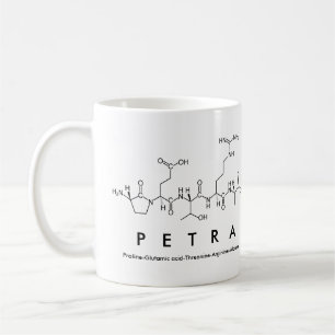 Petra peptide name mug