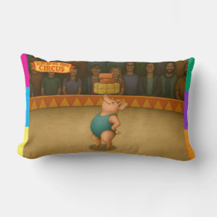 Petra pig balancing act lumbar cushion