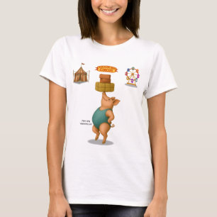 Petra pig balancing act T-Shirt