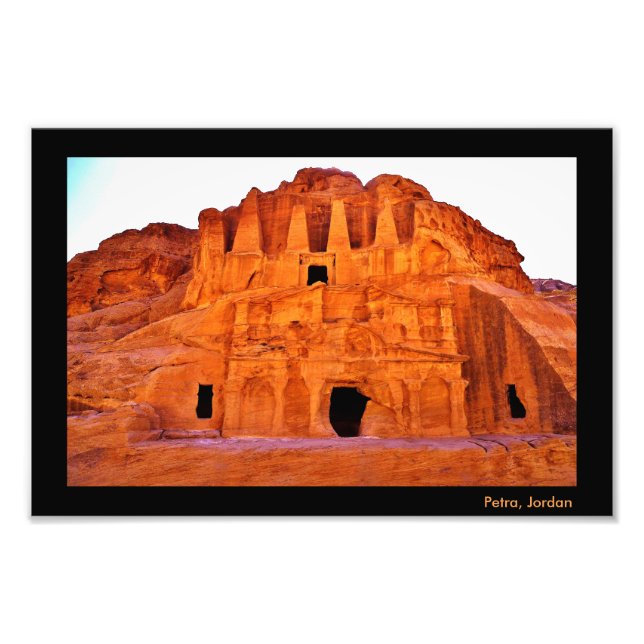Petra Tombs Photo Print (Front)