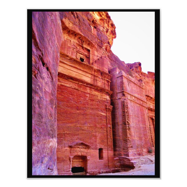 Petra Tombs Photo Print (Front)