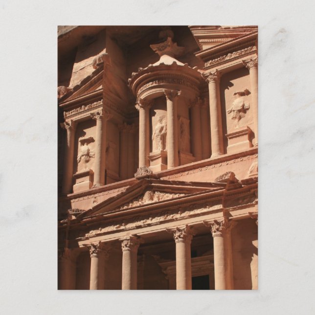 petra treasury ancient postcard (Front)