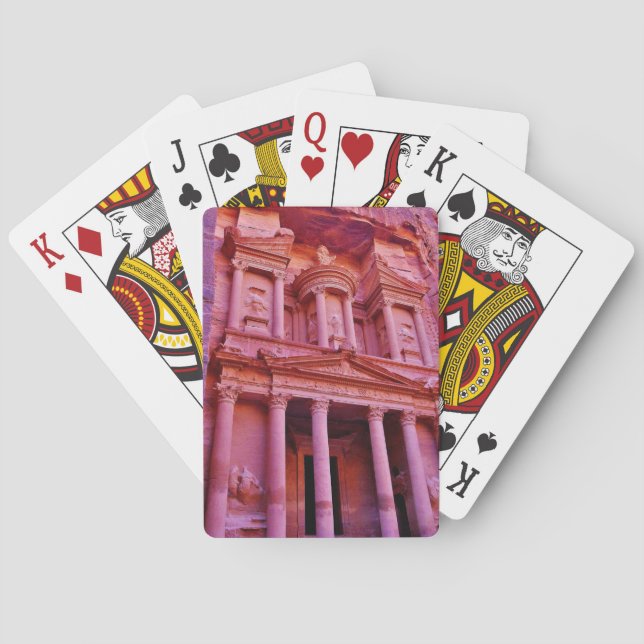 Petra Treasury Building Playing Cards (Back)