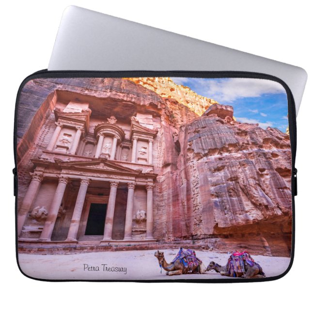 Petra Treasury Laptop Sleeve (Front)