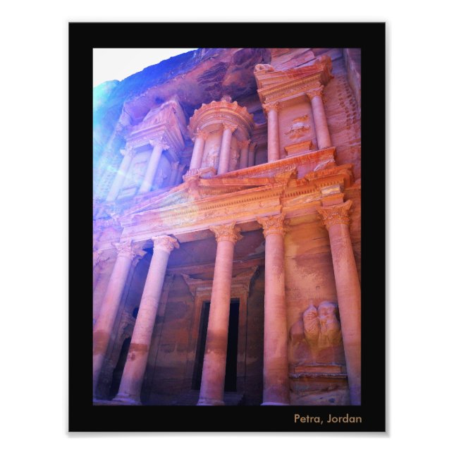 Petra Treasury Photo Print (Front)