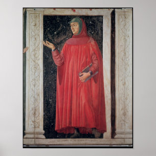 Petrarch   from the Villa Carducci series Poster