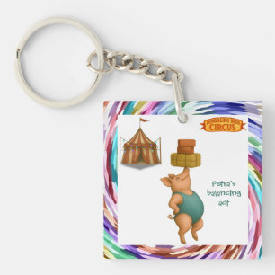 Petra's balancing act key ring