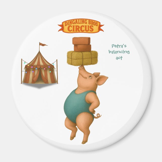 Petra's balancing act magnet (Front)