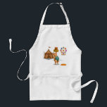Petra's balancing act standard apron<br><div class="desc">Fun at the circus! Mix together the tale of the three little pigs and a balancing act, and you have Petra the balancing pig. She may look sweet and pink, but she’s astonishingly agile. Her balancing act blends charm and precision. A favourite among little ones, Petra brings pure joy to...</div>