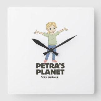 Petra's Planet Wall Clock