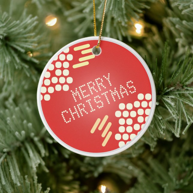 Petri Dish Agar Plate Microbe Microbiology Teacher Ceramic Ornament (Tree)