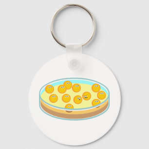 Petri Dish MRSA Key Ring