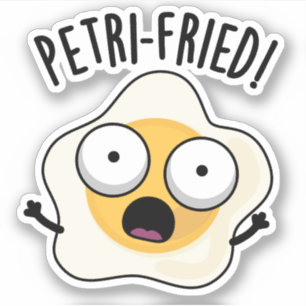 Petri-fried Funny Fried Egg Pun 