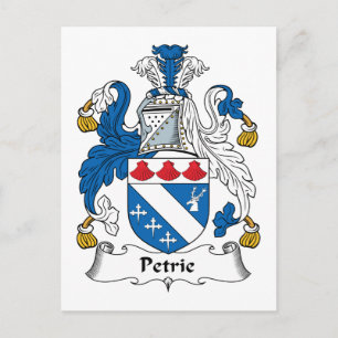 Petrie Family Crest Postcard