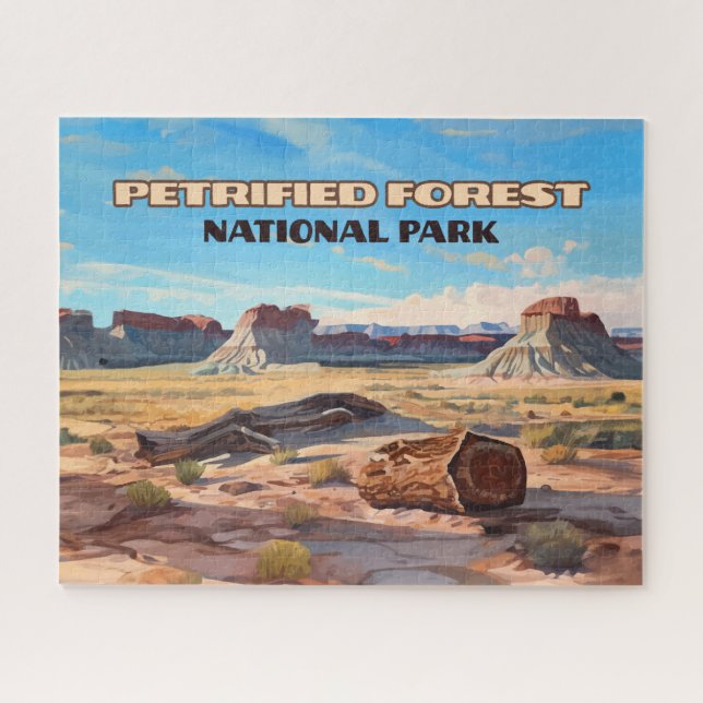 Petrified Forest National Park Arizona Desert  Jigsaw Puzzle (Horizontal)