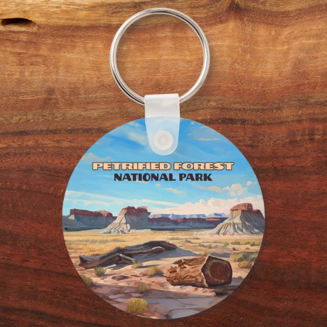 Petrified Forest National Park Arizona Desert  Key Ring (Front)