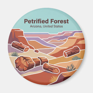 Petrified Forest National Park Arizona Magnet