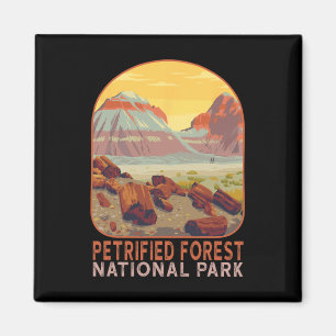 Petrified Forest National Park Arizona Mountain Hi Magnet