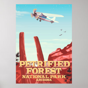 Petrified forest national park, Arizona. Poster