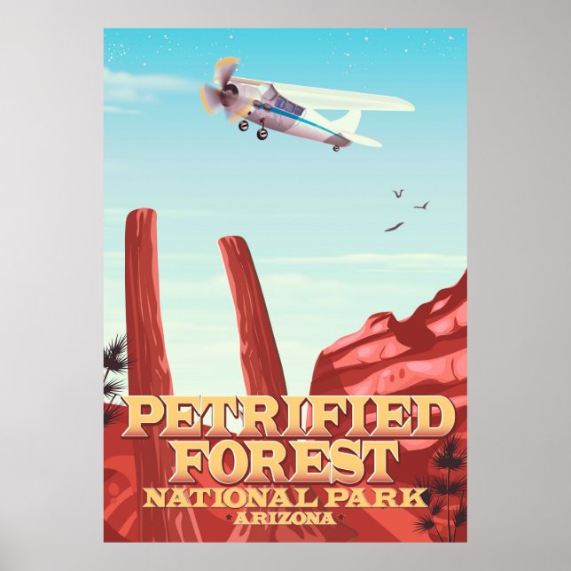 Petrified forest national park, Arizona. Poster (Front)