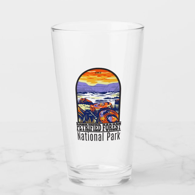 Petrified Forest National Park Arizona Vintage  Glass (Front)