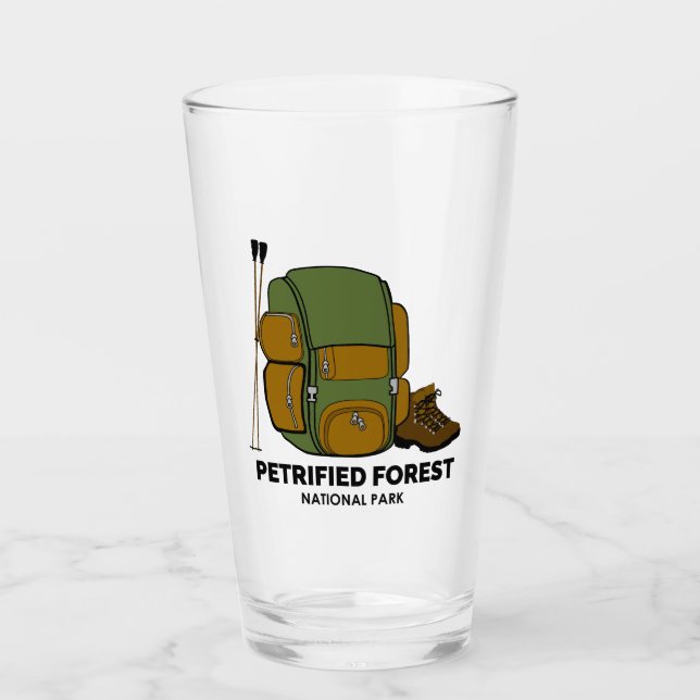 Petrified Forest National Park Backpack Glass (Front)