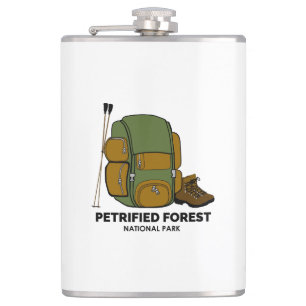 Petrified Forest National Park Backpack Hip Flask