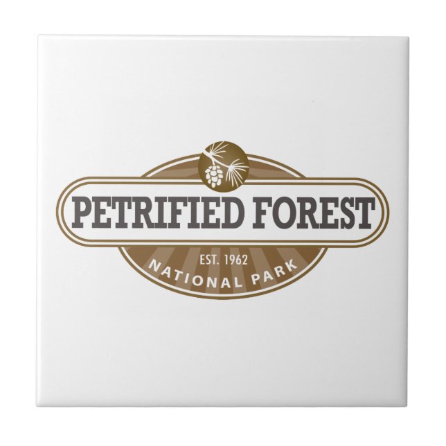 Petrified Forest National Park Ceramic Tile (Front)