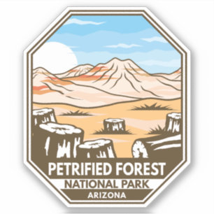 Petrified Forest National Park Minimal Retro