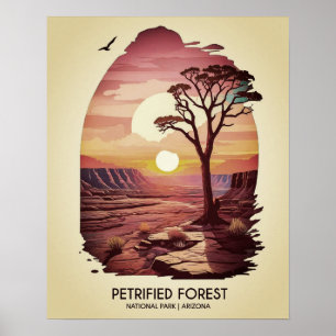 Petrified Forest National Park Poster
