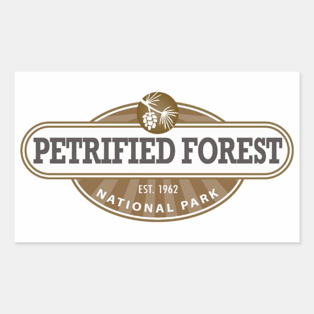 Petrified Forest National Park Rectangular Sticker (Front)