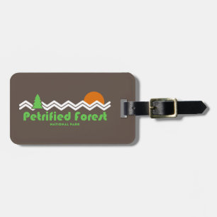 Petrified Forest National Park Retro Luggage Tag