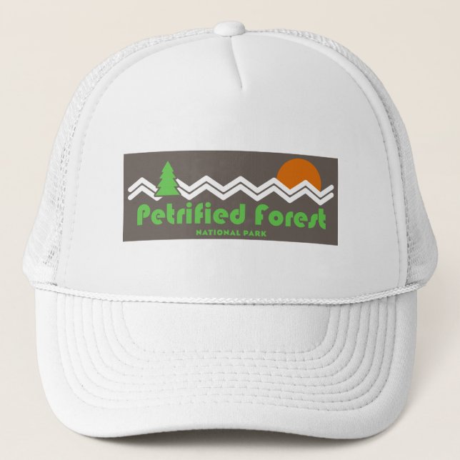 Petrified Forest National Park Retro Trucker Hat (Front)