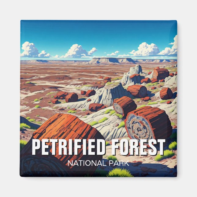 Petrified Forest National Park Travel Magnet (Front)