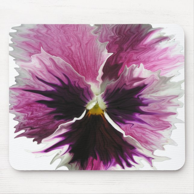 petrified pansy mouse pad (Front)
