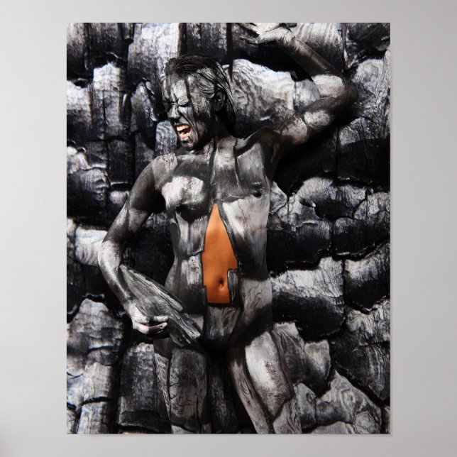 Petrified Wood Bodypaint Poster (Front)