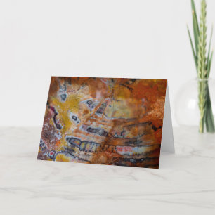 Petrified Wood Brown Card
