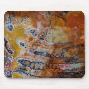 Petrified Wood Brown Mouse Pad