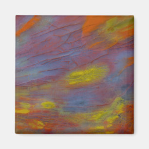 Petrified Wood Close-Up Magnet