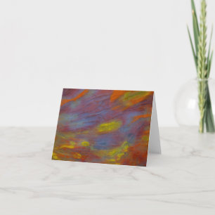 Petrified Wood Close-Up Note Card