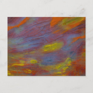 Petrified Wood Close-Up Postcard