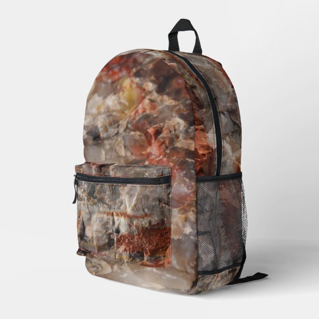 Petrified Wood Rock Back Pack (Back Corner Right)