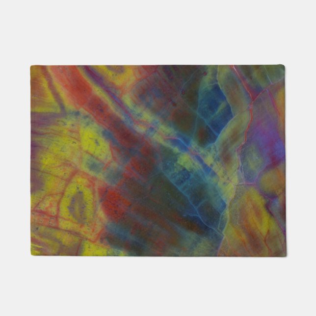 Petrified Wood Vertical Doormat (Front)