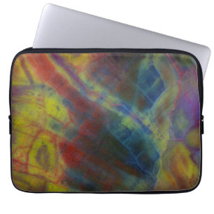 Petrified Wood Vertical Laptop Sleeve