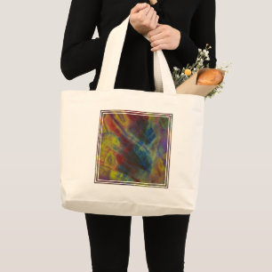 Petrified Wood Vertical Large Tote Bag