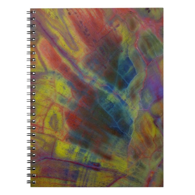 Petrified Wood Vertical Notebook (Front)